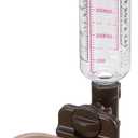 Richell Pet Water Rehydration Station, Gravity Fed Pet Water Station, Includes Bottle and Dish | Crate Attachment, BPA Free - Includes Water Bottle and Detachable Dish