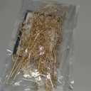 Artificial Golden Berry Stem Decorations, Fake Bead Sticks Picks Plastic Plants for Home Party Christmas Berries Stems Tree Ornaments Wreath Crafts DIY Gift Wedding Bouquet Xmas Decor Gold 6 Pcs
