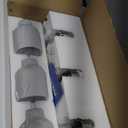 PRESDE Vintage 3 Light Bathroom Light Fixtures Over Mirror Brushed Nickel Bathroom Vanity Lights with Bubble Glass Shades Bath Vanity Lighting