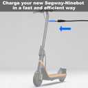 25.2V Scooter Charger for Ninebot, Compatible with Segway Ninebot C2/C2 Pro/E2/E2 Plus/ZING C8/C10/C20 eKickScooter Replacement for Gyroor H30 Scooter Charger Adapter