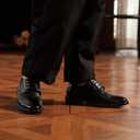 GINNI Boys Dress Shoes Classic Oxfords Wedding Church Formal Shoes for Little Kid 13, Black