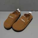 PATPAT Kids Boys Girls Clogs Size 6 Big Kid, Apricot Suede Clogs, Slip-On Adjustable Buckle Sandals Casual Mules Indoor/Outdoor Slippers Boys Girls Footwear