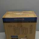 VIANIS White Outdoor Garage Lights Wall Mount, 2 Pack Dusk to Dawn Outdoor Coach Lights for House with Integrated 10W LED Light Source Crystal Bubble Glass, Modern Exterior Porch Light Wall Sconce