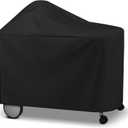 SunPatio Outdoor Waterproof Grill Cover Compatible for Weber 22 Inch Performer Premium Deluxe, RecTeq, Char-Griller Grills, Compared to Weber 7152, Heavy Duty Weather Resistant Charcoal BBQ Cover