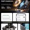 CHGeek Wireless Car Charger with Phone Holder Mount, 15W Fast Charging Auto Clamping Phone Holders for You Car Windshield Dashboard Air Vent Accessories for iPhone, Samsung Galaxy, Google, etc