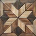 HOMETITUTE 10PCS 12x12 Inch Rustic Wood Grain Look Peel and Stick Floor Tiles Removable Self Adhesive Vinyl Flooring Stickers for Bathroom Kitchen Bedroom Entryway Home Decor