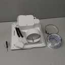 FEITON Bathroom Exhaust Fan with Light, Ceiling Mount, 110 CFM 1.0 Sones 4 Inch Duct, Quiet Square Bath Fan Light Combo, Shower Exhaust Fan with Light