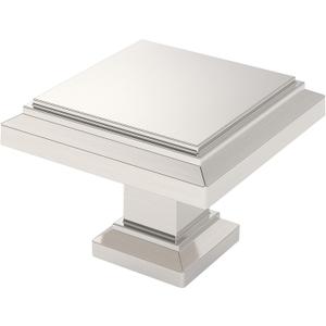 Alzassbg 10 Pack Brushed Satin Nickel Cabinet Knobs, 1.3 Inch(32mm) Square Kitchen Cabinet Hardware Knobs for Cabinets and Drawer AL6071SN