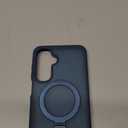 for Samsung Galaxy A16 / A17 / A26 Magnetic Phone Case with Kickstand, Compatible with Mag-Safe, Slim Shockproof Translucent Matte Mag-Stand Cover, Built in Kick Stand, Navy Blue