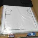 Lincia 35" x 24" Magnetic Soccer Coaching Whiteboard Large Double Sided Sport Coach Whiteboard Equipped with Magnetic Marker, Pen, Eraser and Carry Bag Soccer Football Tactical Presentation Clipboard