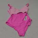 AI'MAGE Womens One Piece Swimsuits Tummy Control Bathing Suit 2025 Cutout High Waisted V Neck Monokini Swimwear Small