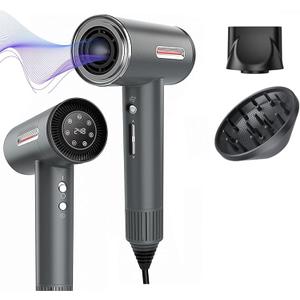 Hyper-Speed Hair Dryer, Gunmetal