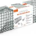 HOMESTEAD Heavy Duty Live Trap - Professional Style One-Door Live Animal Traps for Rabbit, Squirrel, Possum, Skunk, Kitten, Mink Small