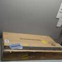 KIGOTY Tilt Out Trash Can Cabinet Trash Bin Cabinet with Hideaway Drawer Hidden Wooden Kitchen Garbage Can, Pet Proof Trash Can Holder for Kitchen (Blue-Brown)