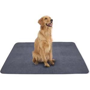 2 PCS Washable Puppy Pads 36" x 41", Upgrade Non-Slip Dog Pee Pads with High Soaks, Reusable,Waterproof for Training,Whelping,Housebreaking, Incontinence,for Fence, Playpen, Kennel, Crate