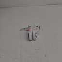 NWT Childrens White Clogs With Rainbow & Flower Decor Slip On Size 6