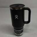 Hydro Flask 40 Oz Travel Tumbler with Handle, Lid and Straw - Insulated Stainless Steel in 40 Oz Black
