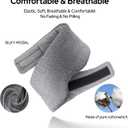 Cotton Sleep Eye Mask for Men Women, 100% Blocking Light Sleeping Mask for Side Sleeper, Soft Zero Pressure Cooling Blackout Eye Masks for Sleep, Eye Covers for Sleeping fits All Heads Adjustable