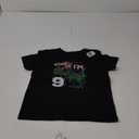 Kids 9th Birthday Trex Rawr Im 9 Years Old Bday Dino Boys Kids T-Shirt (Black), 2T