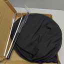 Office Cubicle and Desk Shade - Suitable for Cubicle to Block Light and Privacy Protection Cubicle Light Shield Black Diameter 52 inches，designed for sensitive workers.