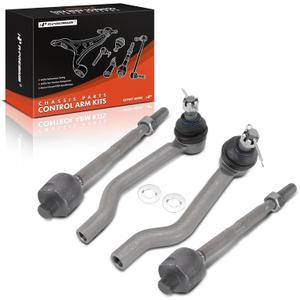 A-Premium Set of 4, Front Inner & Outer Tie Rod End Kit, Compatible with Honda Pilot 2016-2023, Ridgeline 2017-2023, Passport 2019-2023 & Acura MDX 2014-2020/2022-2023