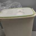 LivLab Mker Rice Dispenser - 40-50Lbs Airtight food storage container with lids,cereal flour storage Container,With Measuring spoon and wheels, large flour bin rice organizer (19.9L)