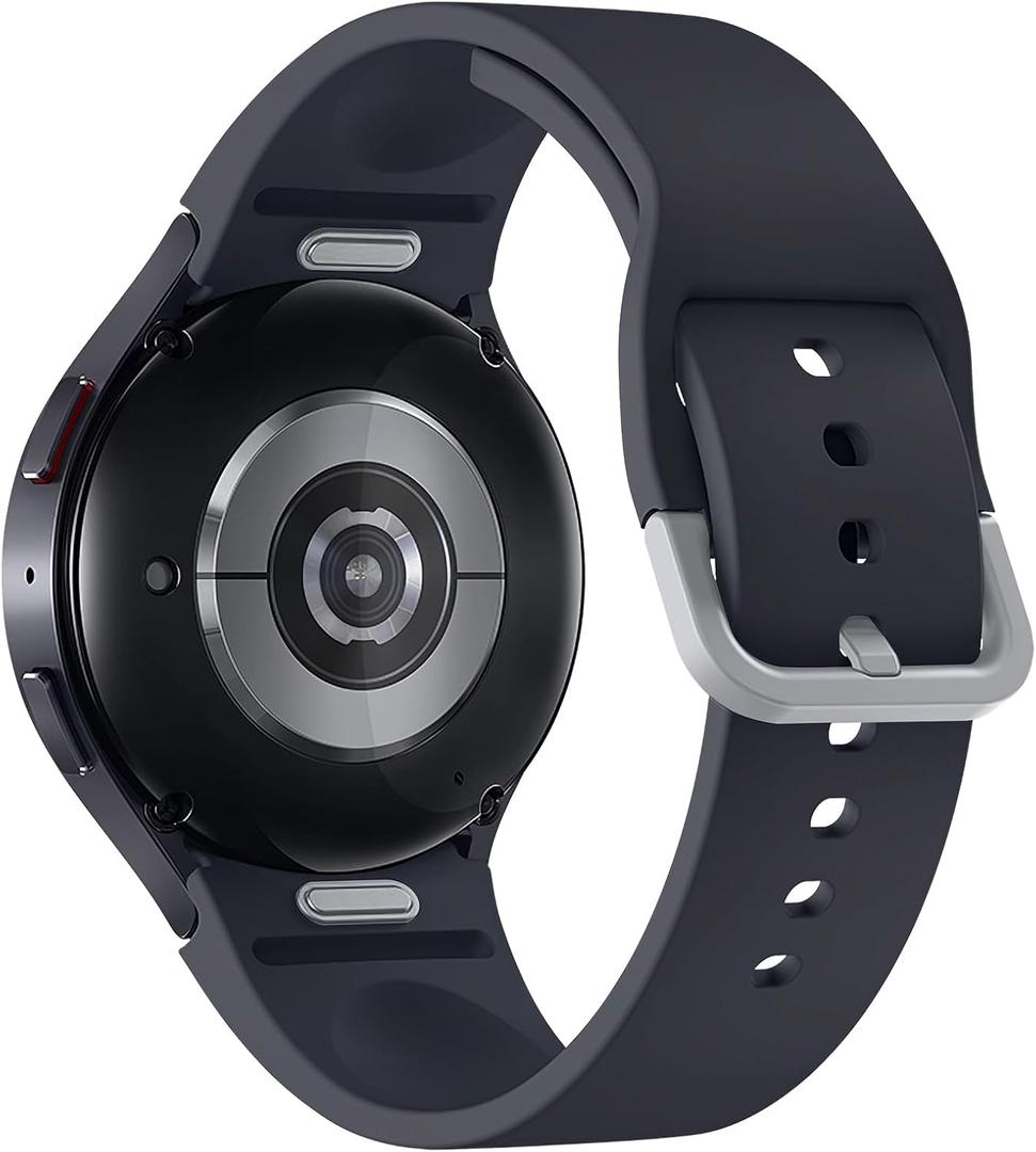 One-Click Bands Compatible with Samsung Galaxy Watch 7/6/5/4/FE 40mm 44mm/6 Classic 43mm 47mm/5 Pro 45mm, No Gap Silicone Soft Sport Replacement Strap for Galaxy Watch 4 Classic 42mm 46mm Women Men, Black