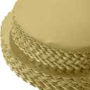 18-Pack Cake Board Rounds, Circle Cardboard Base Boards, 8, 10 and 12-Inch. Perfect for Cake Decorating, 6 of Each Size (Gold, 18)