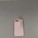 Miracase Compatible with iPhone 16e Case, [Soft Anti-Scratch Microfiber Lining], Liquid Silicone Case Gel Rubber Shockproof Drop Protection Phone Case for iPhone 16e, Sand Pink