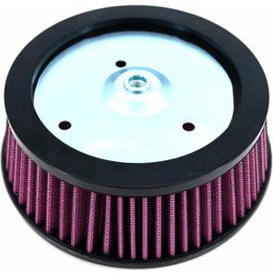 Harley Air Filter Engine Air Cleaner Motorcycle Air Filter for Harley 1999-2017 Dyna, 2000-2015 Softail, 1999-2007 Touring (Red)