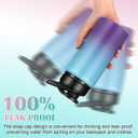 Mimorou 10 Pack Aluminum Water Bottle Bulk 17oz Reusable Sports Bottles with Snap Lid and Handle Multicolor Leak Proof Water Flask for Party Favor Gifts Gym Travel Hiking Camping Outdoor Activities