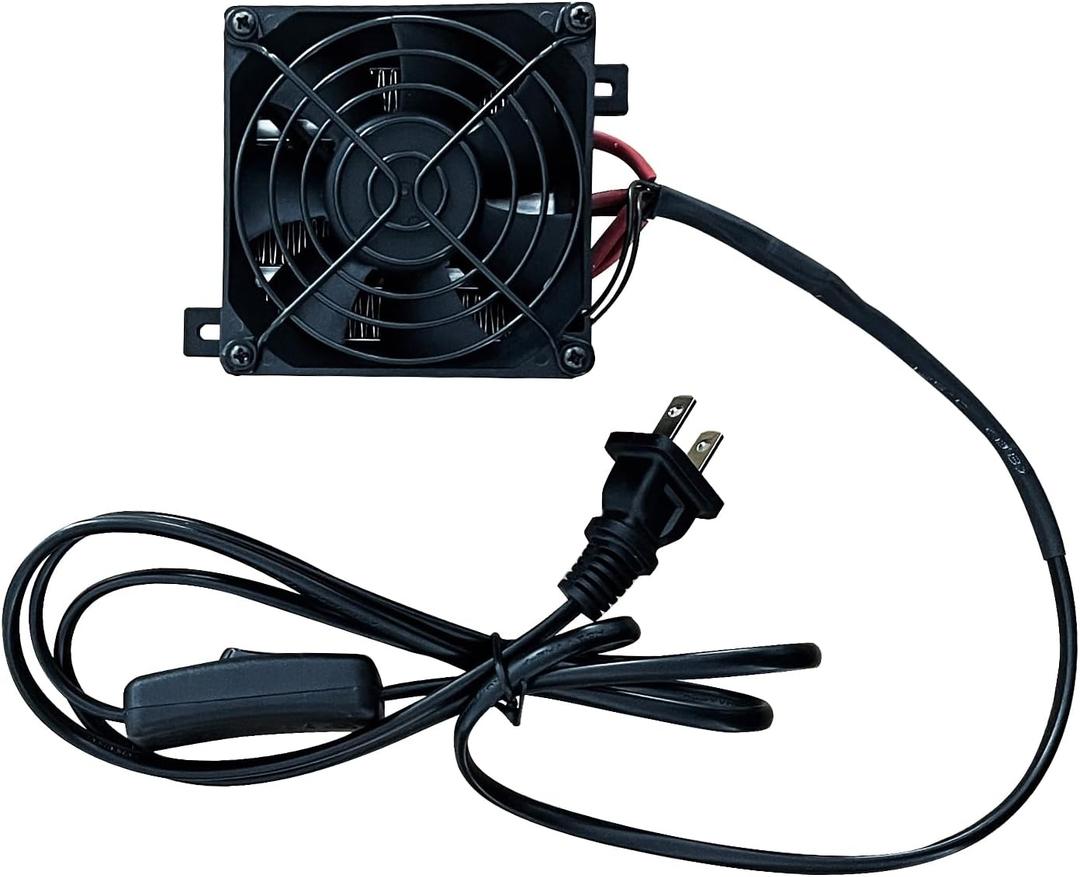 PTC Fan Heater with Switch Control 400W 110V Fan Electric Ceramic Energy Saving Constant Temperature Insulation Heating Element Mini Air Heater 80mm, PTCYIDU