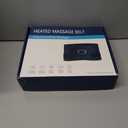 Cordless Heating Pad for Back Pain Relief, Heated Back Belt Abdomen Warmer Lumbar Support, Lumbar Massaager with Heat (Gray)