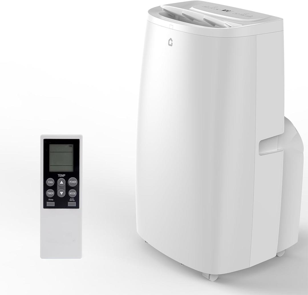 GarveeTech 14,000 BTU Portable Air Conditioner,3 in-1 Portable AC Unit Cools/Fan/Dehumidifier up to 750 sq.ft,Ac unit with 24H Timer,Remote Control,Bedroom