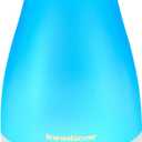 InnoGear Essential Oil Diffuser, Premium 5-in-1 Diffusers for Home Scent Aromatherapy Diffuser Air Desk Humidifier for Bedroom Large Room Office 7 Color LED 2 Mist Mode Waterless Auto Off, Basic White