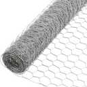 YARDGARD 2 Inch Poultry Netting, Chicken Wire Fence, 20 Gauge Galvanized Steel, Rabbit Fencing, Bird Enclosures, Garden Protection and Plant Support, 48 Inches x 150 Feet