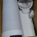 Portable Air Conditioner Window Vent Kit with 82" Length, 5.9" Diameter Exhaust Hose, 15Pcs Universal PVC AC Window Slide Seal with 6 Panel(17" to 95") for Horizontal&Vertical Windows
