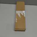 9.5 Large Acrylic Straw Holder for Cabinet Door - Reusable Tumbler Straw Organizer Storage, Small Kitchen Accessories Container, Ultra Sticky Cupboard Door Mounted (Transparent)