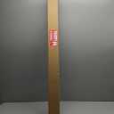 EXCLUSIVE HOME Torch 1" Curtain Rod and Coordinating Finial Set, Matte Bronze, Adjustable 66"-120"