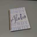 2 x Blue Western Notebook Journal, Aloha Howdy Trendy Coastal Cowgirl Journal for Women, Cowgirl Gifts Stuff, Blue Preppy Girly Aesthetic Notebook, 5.5x8.3 Inches 814