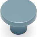 Ravinte 10 Pack Cabinet Knobs Light Blue Kitchen Cabinet Knobs Round Dresser Drawer Pulls Closet Door Pulls 1-1/5 Inch