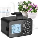 Automatic Plant Waterer Indoor: Drip Irrigation System with Large Display, Easy Programming, Vacation Plant Watering Devices for 15 Potted Plants, New Upgraded Christmas Tree Watering System