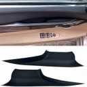 Car Door Handle Cover Fit For BMW 7 Series F01 F02 730Ld 740i 740Li 750i 750Li 760Li 2009-2015 Front Row Left and Right Interior Door Pull Handles Protective Decorate Covers (F01 F02 Front Row Black)