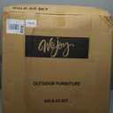 #WEJOY Beach Chair for Adults, Reclining Adjustable Position,Lay Flat Lightweight Folding Portable Aluminum Chair with Backpack Straps,Padded headrest, Heavy Duty 400 lbs Lawn Chair for Beach, 2 Pack