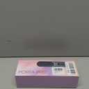 Cordless Hair Straightener Brush-Portable Straightening Comb, 9600mAh Batt, Plasma Tech, 9 Temp-Settings & LED Display, for Travel & Home (Grey)