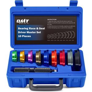 Orion Motor Tech Bearing Press Kit, 10pc Bearing Race and Seal Driver Set with Seal Driver and 9 Bearing Adapters, Seal Installer Bearing Driver Kit for Bearing Installation