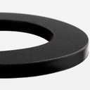 2 x 4 Inch Acrylic Frosted Matte Black Letter P, Adhesive House Letters and Numbers for Outside, Modern House Numbers for Apartment Door Farmhouse Mailbox Office Hotel, Address Numbers and Letters