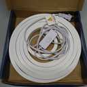 LED Strip Lights Warm White 3000K,16.4ft 110-120V Neon Rope Lights,Flexible Silicone Outdoor Waterproof Neon Strip Lights for Bedroom,Mirror,Kitchen Cabinet, Living Room,Halloween Decor