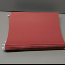 Pendaflex Recycled Hanging Folders, Letter Size, Assorted Colors, 1/5-Cut Adjustable Tabs, 25 Per Box (81663) Red