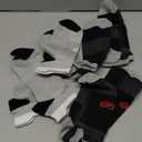 PAPLUS Ankle Compression Sock for Men and Women 4 Pairs, Low Cut Compression Running Sock with Ankle Support (Large-X-Large)